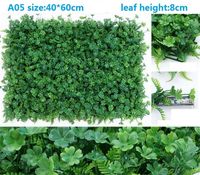 Wholesale Eco friendly Decorative Flowers Wreaths artificial plant wall turf environment lawn plastic proof for wedding garden decorations