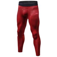 Wholesale Men Sport Long Pants Skinny High Waist Pencil Trousers Slim Fit Gym Running Mens Tights Leggings Men s