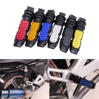 Wholesale Pedals Pair Universal Aluminum Motorbike Pedal Modification Motorcycle Rear Passenger Foot Pegs Footrest Scooter Foot Peg