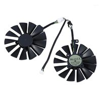 Wholesale 95MM T129215SM Video Card Cooler Image Cooling Fan For ASUS STRIX RX470 RX570 RX580 GTX Ti GTX1070TI Pin Blad11