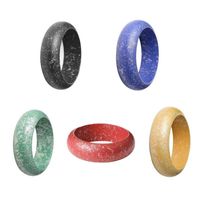 Wholesale Bangle Vintage Speckled Wide Natural Wood Bangles For Women Colored Wooden Cuff Christmas Bracelets Jewelry