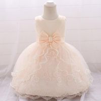 Wholesale Girl s Dresses Baptism White st Birthday Baby Girl Dress Costum Children Lace Party Wedding Evening Kids For Girls Prom Princess