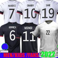 Wholesale 2022 Germany soccer jersey national team WERNER HAVERTZ SANE MULLER HUMMELS GNABRY GORETZKA REUS football shirt home away adult kids kit top away