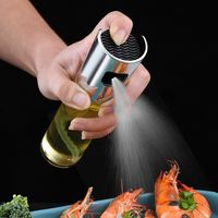 Wholesale BBQ Baking Olive Oil Spray Bottle With Scale Oil Vinegar Spray Can Barbecue Salad Baking Kitchen Tools Water Pump Grill Sprayer
