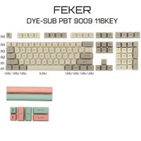 Wholesale Feker Keys Keycap PBT Sublimation Keycaps OEM Height With Key Puller For Mechanical Keyboard Keyboards