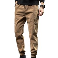 Wholesale Men s Pants Plus Size Men Cargo Deep Crotch Ankle banded Trousers Young Style Leisure Spring