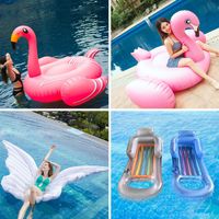 Wholesale summer water toys pool party floatings beds beach floating rows playground inflatable floatingas mats can carry more than adults