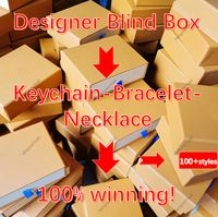 Wholesale 100 designer Keychain mens womens lovers Carkeychain bagkeychain fashion Key Chain Flower lattice Pendant with box bracelet necklace