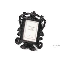 Wholesale Victorian Style Resin White Black Baroque Picture Photo Frame Place Card Holder Bridal Wedding Shower Favors Gift LLA10427