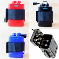 Wholesale 18650 Battery Pack Case Waterproof V USB DC Charging Battery Power Bank Box for Led Bike Light Bicycle Light