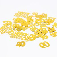 Wholesale 15g bags DIY Number Confetti th th th th th th th th Birthday Party Decorations Adult Cake Decoration