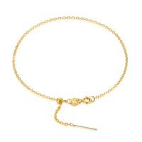 Wholesale NYMPH Genuine K Anklet Pure AU750 Yellow White Rose Gold Fine Jewelry for Women Luxury Gift J500