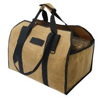 Wholesale Storage Bags Canvas Fireplace Carrier Log Tote Bag Indoor Outdoor Firewood Holders Fire Wood Carriers Stove Accessories