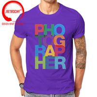 Wholesale Men s T Shirts China Clothing High Quality Colorful Pographer T Shirt Men Make Your Own Short Sleeve Tops Black PS Pograph