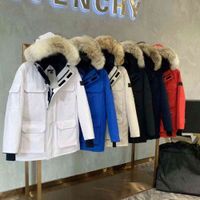 Wholesale Designer Mens Canada Down goose vest Jackets Canadian Style Men gooed Jacket coats man Women Hooded High Quality Winter Embroidery White