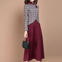Wholesale Casual Dresses Spring Women s Suit Two Piece Slim And Fashionable Small Fragrance Celebrity Temperament Skirt