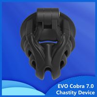 Wholesale 2021 Python EVO D Mamba Cage Male Chastity Device Python shaped Double Arc Cuff Penis Ring Cobra Cock Adult Sex Toys