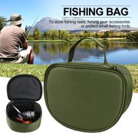 Wholesale Fishing Accessories Portable Reel Bag Protective Case Cover Fish Wheel Tool Box Shockproof Waterproof For Pouch Tools