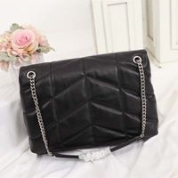 Wholesale Letter Luxury Genuine Womens Handbag Shoulder Bags Top Designer Classic Purse High quality handbags Fashion Lambskin Real Leather Flap bag