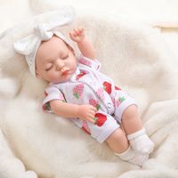 Wholesale Baby toy hand made growth companion Mini Cm Simulated Rebirth Doll Enamel Sleeping Comfort