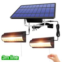 Wholesale Upgraded Solar Pendant Lights Outdoor Indoor Auto On Off LED Lamp for Barn Room Balcony Chicken With Pull Switch m Line