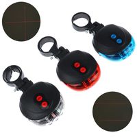 Wholesale Bicycle LED Rear Tail Light Waterproof Safety Warning And Laser Night Mountain Bike Lamp Bycicle Interior External Lights