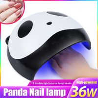 Wholesale Nail Dryers W UV LED Lamp Panda Dryer S S S Fast Curing Infrared Sensing Manicure Tool