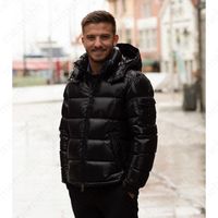Wholesale Mens Plus Parkas Coat Fashionable Design Puffer Jackets Bright Casual Coats Classic Winter Down Jacket Womens Outerwear Size