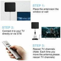 Wholesale HDTV Antenna TV Digital HD Mile Range Skywire TVs Indoor P K ft Coax Cable Easy Installation High Reception Amplified
