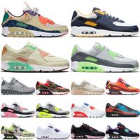 Wholesale Cushion s mens running shoes women Leather Surplus Wolf Grey Orange Camo Shimmer Polka triple white off black obsidian infrared trainers sports sneakers
