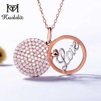 Wholesale Name Lover Pendant For Women Solid Sterling Silver Letter Necklace Engagement Christmas Gift for Her Fine Jewelry