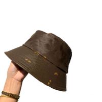 Wholesale Fashion Designer Fisherman L home eather Bucket Hat Baseball Caps For Men Woman Buckets Hats Beanie Casquettes Patchwork sunhat classic Cap High Quality