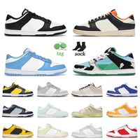 Wholesale High Quality Running Skate Shoes Mens Women Black White Halloween Unc Chunky Pink Oxford Goldenrod Low Trainers