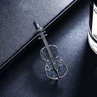 Wholesale Hair Clips Barrettes Korean Violin Clip Fashion Antique Rhinestone Trim Accessories Headwear Piece