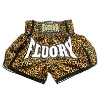 Wholesale Fluory fire base leopard print Shorts men s and women s Muay Thai pants fighting Sanda training suit