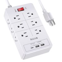 Wholesale Home office portable electronic product charging station AC outlets power strip