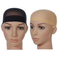 Wholesale 2021Hair net for Weave Hairnets Wig Nets Stretch Mesh Wig Cap for Making Wigs Free Size Good Quality Pieces Pack Wig Capfactory direct