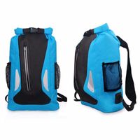 Wholesale Outdoor Bags Storage Waterproof Cycling Bag Hiking Swimming Reflective Drifting Backpacks Mountaineering Dry Gear