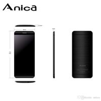 Wholesale OEM Factory Anica A7 Super Mini Phone Ultrathin Card Luxury Bluetooth Dailer cell phones Shockproof cellphone unlocked low Cost China