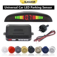 Wholesale Car Rear View Cameras Parking Sensors Parktronic Kit V Colors Universal LED Sensor With Radar Accurate Digital Display Of Obstacle