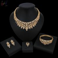 Wholesale Earrings Necklace And Pendant Set Wedding Costume Jewelry Imitation Jewellery Sets Online Shopping Shops