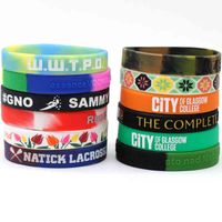 Wholesale Sile Wristband Wrist Band Dign Your Own Cheap Personalized Custom Rubber Sile Bracelets