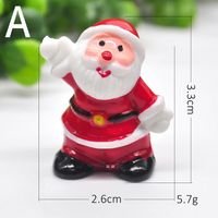 Wholesale 2021 Miniature Painted Christmas Decorations Snowman Christmas tree Scene Ornaments Gift Cake Plug in Home Decoration HHE10052