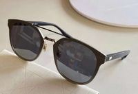 Wholesale Silver Grey Metal Sunglasses AL mm Men Pilot Sun Glasses Shades uv400 Protection Eyewear with box
