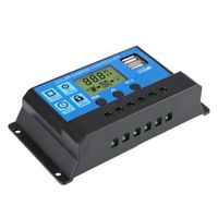 Wholesale Solar Panel Regulator Charge Controller Intelligent Automatic Overload Protectors V V A Auto PWM V Output with Dual USB LCD Display yy28