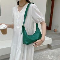 Wholesale Women Fashion Shoulder Bag PU Leather Ladies Youth Crossbody Light Green Female Waterproof Personality Totes