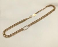 Wholesale Fashion letter k gold cuban link chain necklace choker for mens and women lovers gift hip hop jewelry NRJ