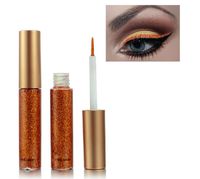 Wholesale Glitter Liquid Eyeliner Portable Shining Makeup Liquid Eye Liner Pencil Long lasting Quick Dry Beauty Cosmetic Shiny Eyeliner