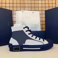 Wholesale 2021 designer women men couples canvas shoes high casual shoe with original packaging box limited edition lovers printed sneakers versatile large size