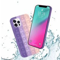 Wholesale Bubble Fidget Case Decompression Silicone Phone Cases for IPhone Pro Xs Max Xr Plus Huawei Mate30 Mate40 P40